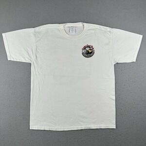 Vtg Dodge Scat Pack Boulevard T Shirt Mens XL White Muscle‎ Car Hemi 440